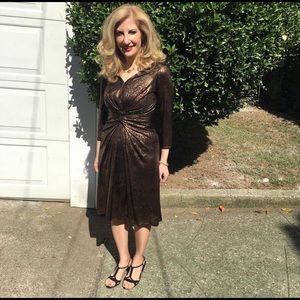 Vintage leopard print dress